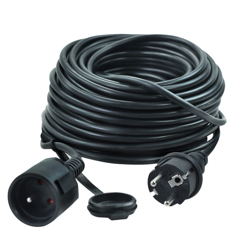 Przedłużacz budowlany 20 m 3x1,5 mm IP44 - obrazek 2