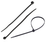 Opaski zaciskowe 4.8x200 mm, 100 sztuk, czarne - obrazek 2