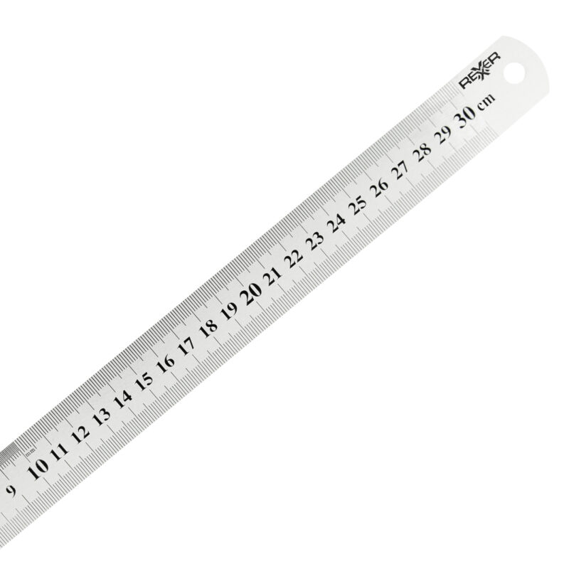 Przymiar liniowy INOX 300 mm - obrazek 2