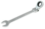 Klucz płasko-oczkowy łamany z grzechotką 15 mm - obrazek 2