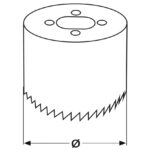 Otwornica bi-metalowa 68 mm - obrazek 5
