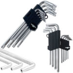 Klucze Torx z otworem długie T10-T50 9 sztuk