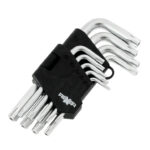 Klucze Torx z otworem krótkie T10-T50 9 sztuk - obrazek 2