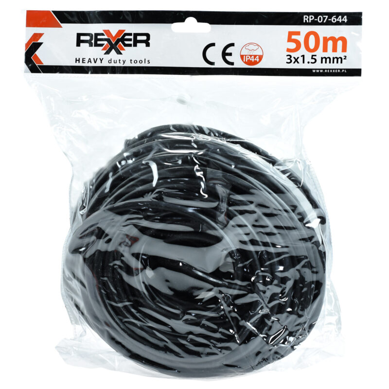 Przedłużacz budowlany 50 m 3x1,5 mm IP44 - obrazek 7