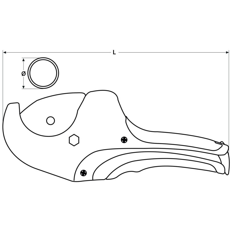 Obcinak do rur PCV 42 mm - obrazek 6