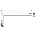 Klucze Torx z otworem krótkie T10-T50 9 sztuk - obrazek 5