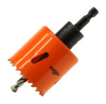 Otwornica bi-metalowa 44 mm + uchwyt do otwornic bi-metalowych 32-200 mm - obrazek 2