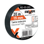 Taśma izolacyjna 19 mm x 20 m, czarna - obrazek 5