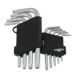 Klucze Torx z otworem krótkie T10-T50 9 sztuk - obrazek 3