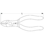 Szczypce boczne precyzyjne 115 mm - obrazek 2