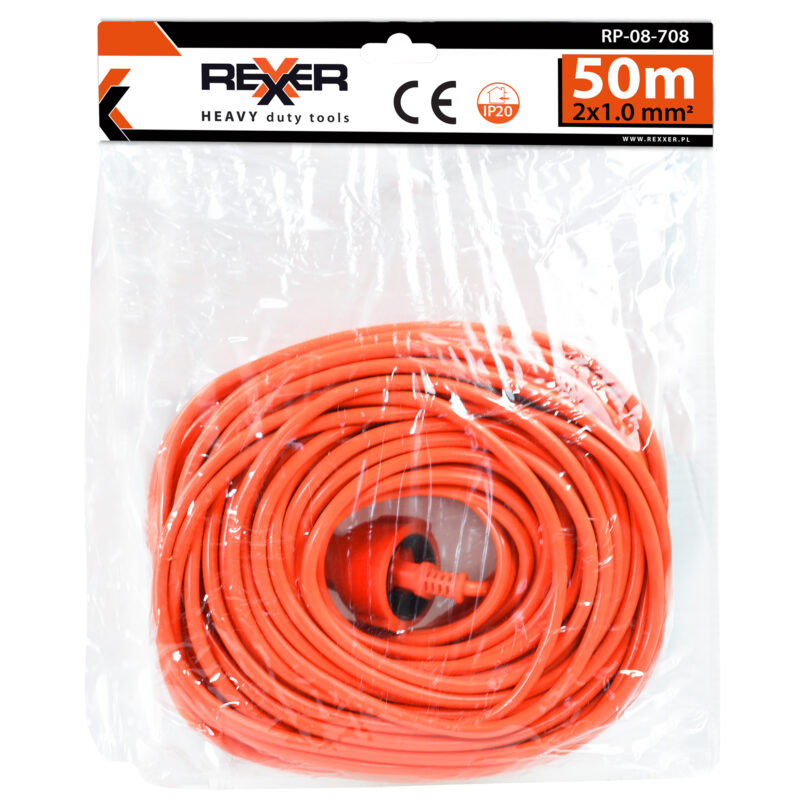 Przedłużacz Ogrodowy 50 m 2x1 mm IP20 - obrazek 5