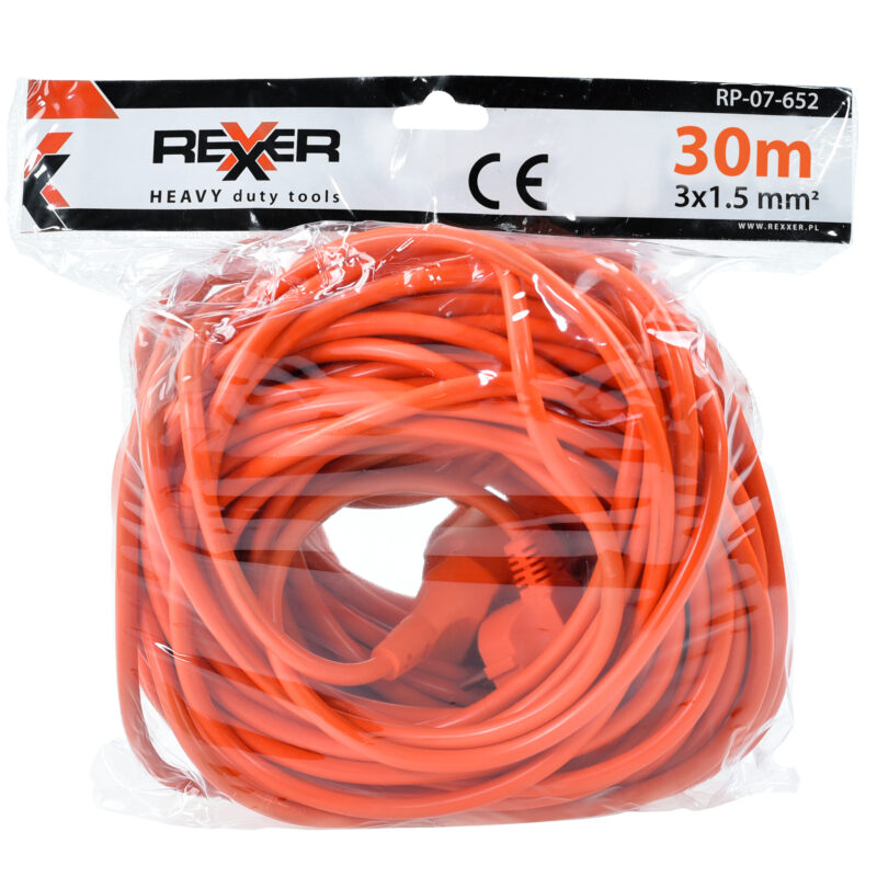 Przedłużacz ogrodowy 30 m 3x1,5 mm IP20 - obrazek 6