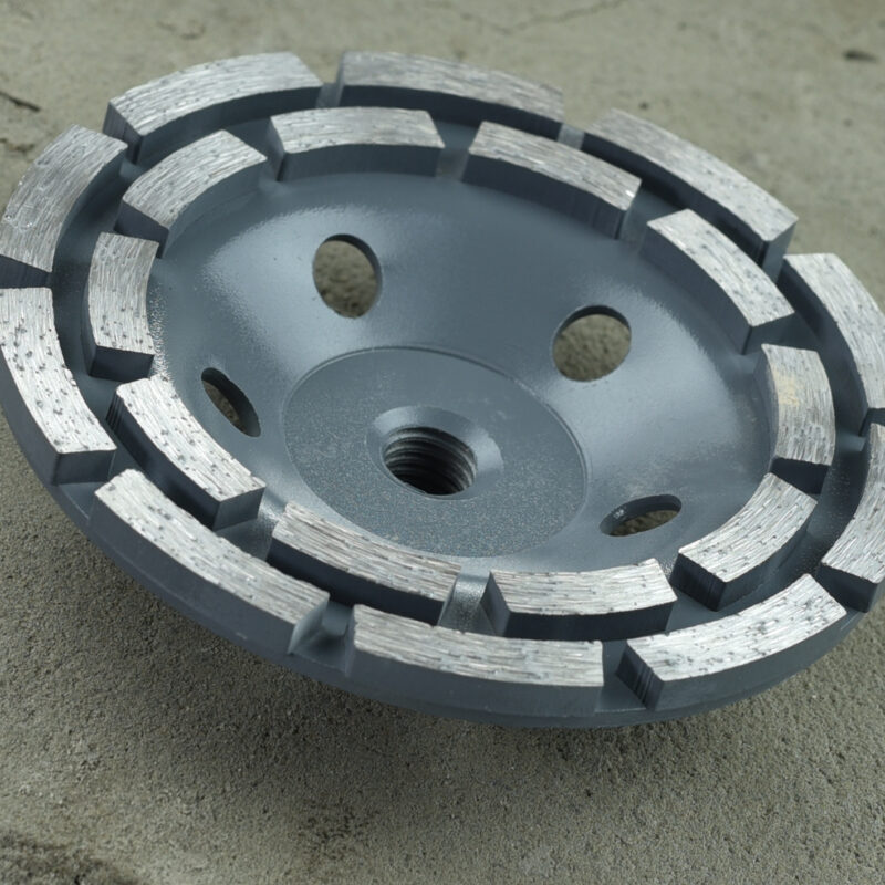 Tarcza diamentowa do szlifowania betonu, dwusegmentowa, 125 mm, M14 - obrazek 10