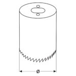 Otwornica bi-metalowa 30 mm - obrazek 5