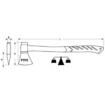 Siekiera 640 g, powłoka PTFE - obrazek 7