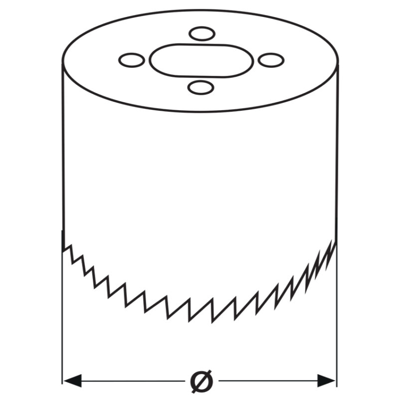 Otwornica bi-metalowa 76 mm - obrazek 5