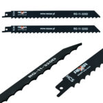 Brzeszczot do piły szablastej HCS, 228 x 19 x 1,2 mm, 2 sztuki