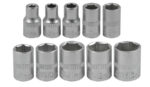 Klucze nasadowe + grzechotka 1/4" 12 elementów CRV - obrazek 5