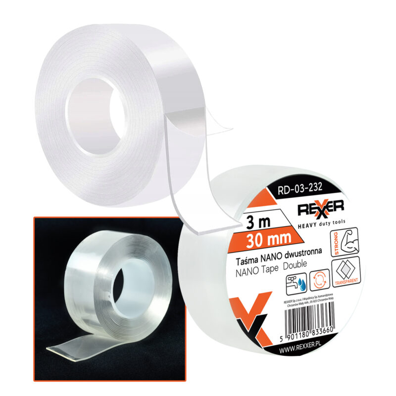 Taśma dwustronna 3M / 30 mm NANO - obrazek 6