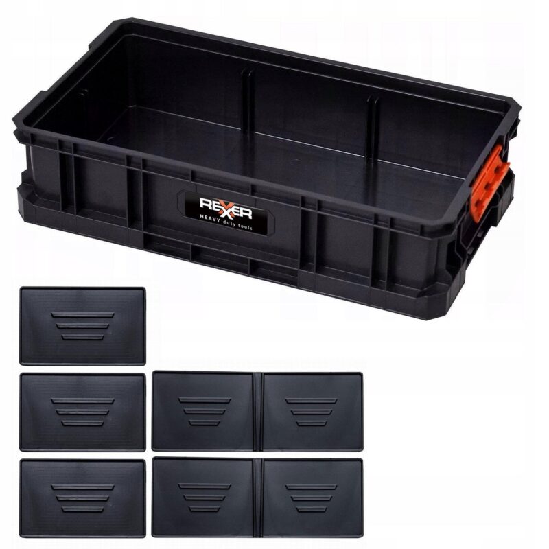 Skrzynka narzędziowa REXXER System TWO BOX 100 Flex 530 x 295 x 130 mm - obrazek 2