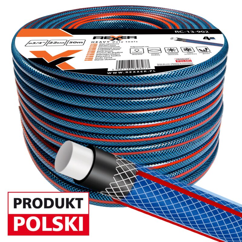Wąż ogrodowy 1/2" 50 m + zraszacz pulsacyjny i złączki - obrazek 3