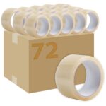 Taśma pakowa przeźroczysta 48 mm x 45 m (72 sztuki)