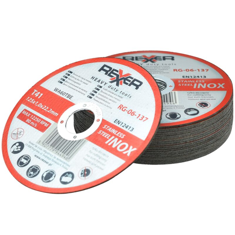 Tarcza do cięcia INOX 125 x 1.0 mm (25 sztuk) - obrazek 5