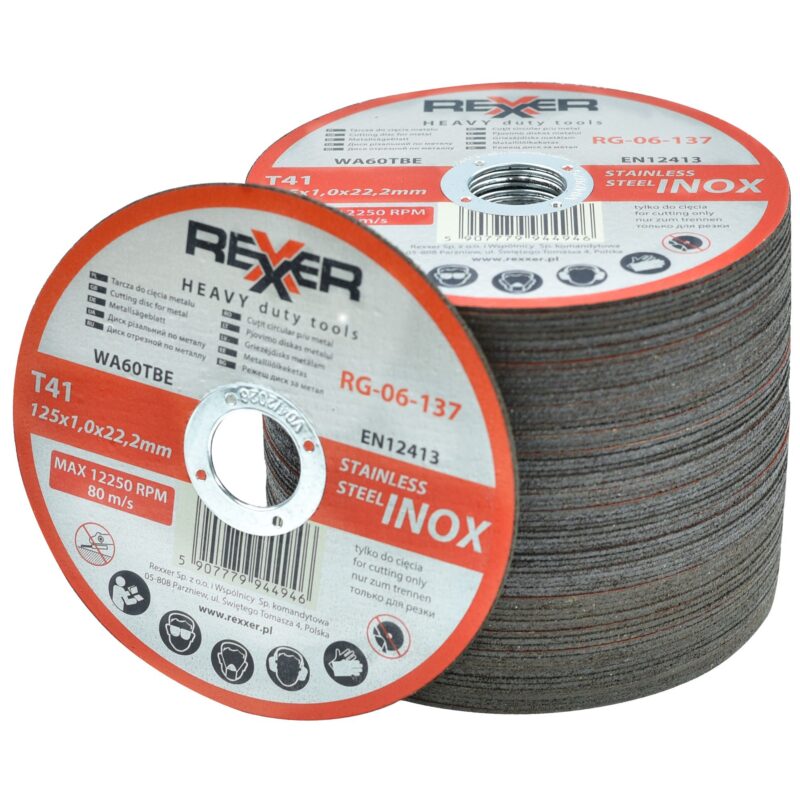 Tarcza do cięcia INOX 125 x 1.0 mm (50 sztuk) - obrazek 5
