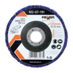 Zestaw tarcz do usuwania rdzy "włosy murzyna" fioletowa 125x22,2 mm (5 sztuk) - obrazek 6