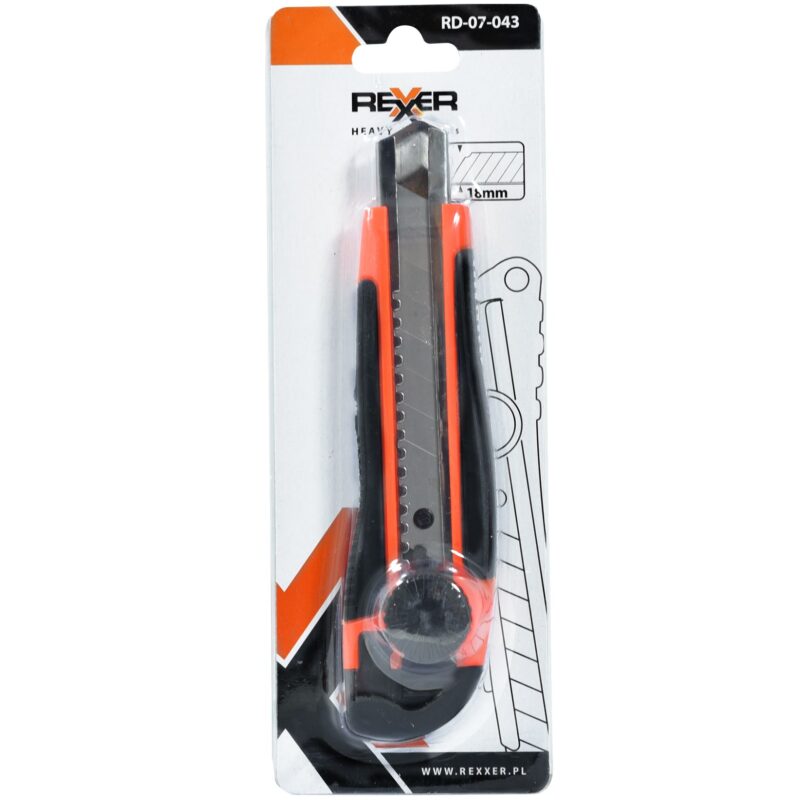 Nóż z łamanym ostrzem 18 mm (24 sztuki) - obrazek 4