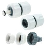 4-warstwowy wąż ogrodowy 1/2" 50 m + złączki + plastikowy pistolet zraszający - obrazek 5