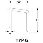 Zszywki tapicerskie typ G/11 10x10,6x1,2 mm (1000 sztuk) - obrazek 4