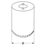 Otwornica bimetalowa 20 mm + adapter - obrazek 10