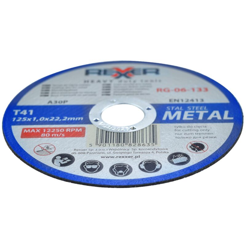 Tarcza do cięcia metalu 125 x 1.0 mm (10 sztuk) - obrazek 4