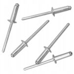 Nity aluminiowe 4.0x12,5 mm (50 sztuk)
