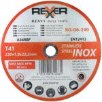 Tarcza do cięcia metalu 230 mm INOX 1.9mm 10szt - obrazek 2
