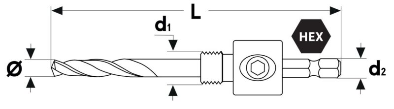 Otwornica bimetalowa 19 mm + adapter - obrazek 9