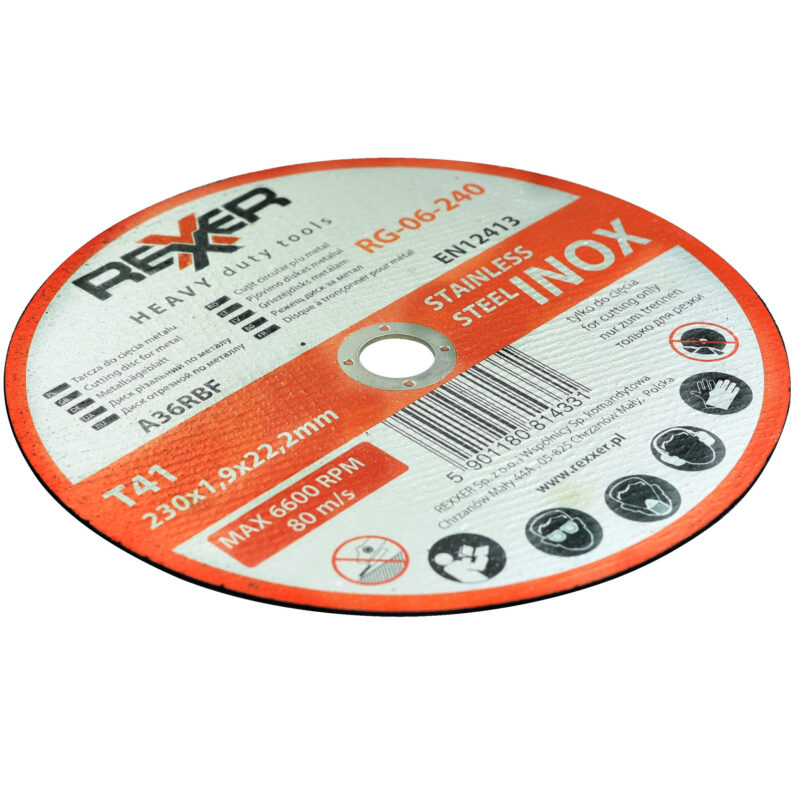 Tarcza do cięcia metalu 230 mm INOX 1.9mm 10szt - obrazek 4