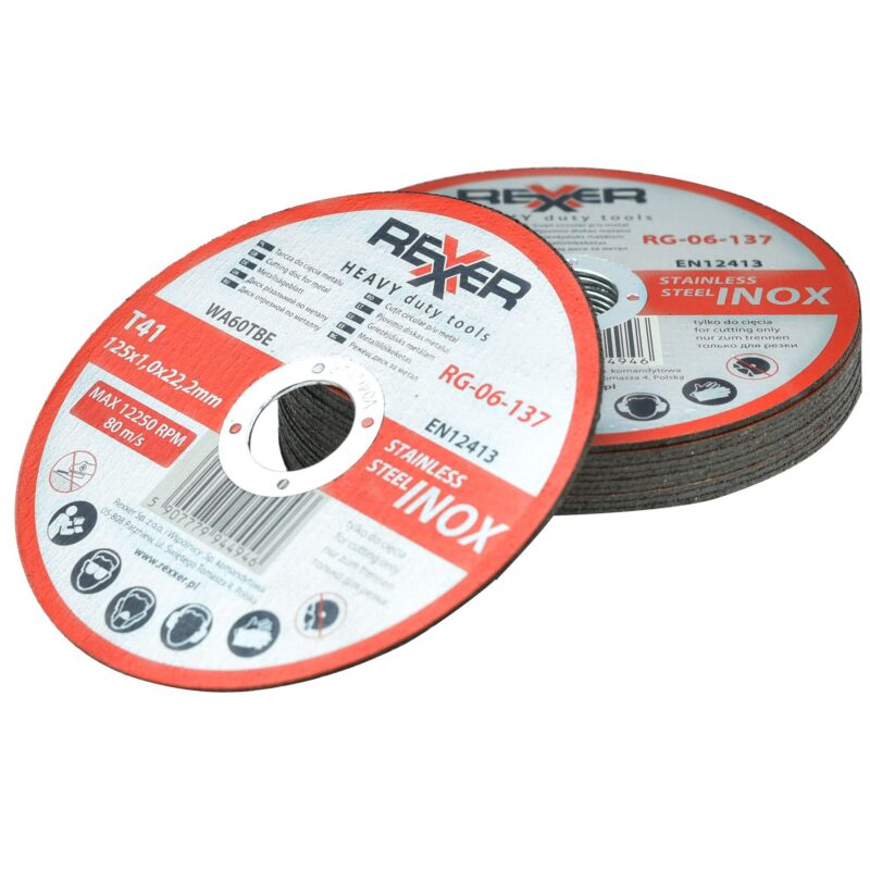 Tarcza do cięcia INOX 125 x 1.0 mm (10 sztuk) - obrazek 5