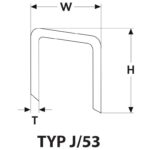 Zszywki tapicerskie typ J/53 12x11,3x0,75 mm (1000 sztuk) - obrazek 4