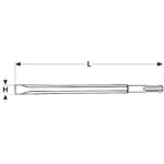 Dłuto płaskie SDS+ 20x175 mm - obrazek 4
