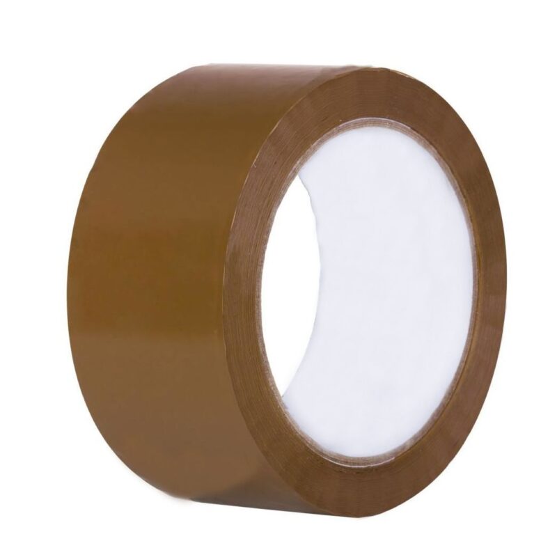 Taśma pakowa brązowa 48 mm x 45 m (72 sztuki) - obrazek 2