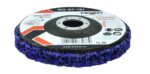 Zestaw tarcz do usuwania rdzy "włosy murzyna" fioletowa 125x22,2 mm (5 sztuk) - obrazek 3