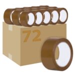 Taśma pakowa brązowa 48 mm x 45 m (72 sztuki)