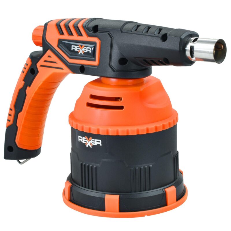 Palnik gazowy z zapłonem piezoelektrycznym 1300 W Premium + kartusz z gazem butan 190 g (10 sztuk) - obrazek 3