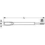 Dłuto kanałowe SDS+ 22x250 mm - obrazek 4