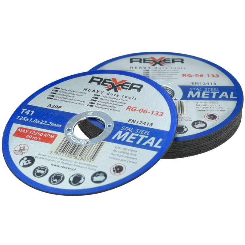 Tarcza do cięcia metalu 125 x 1.0 mm (10 sztuk) - obrazek 5