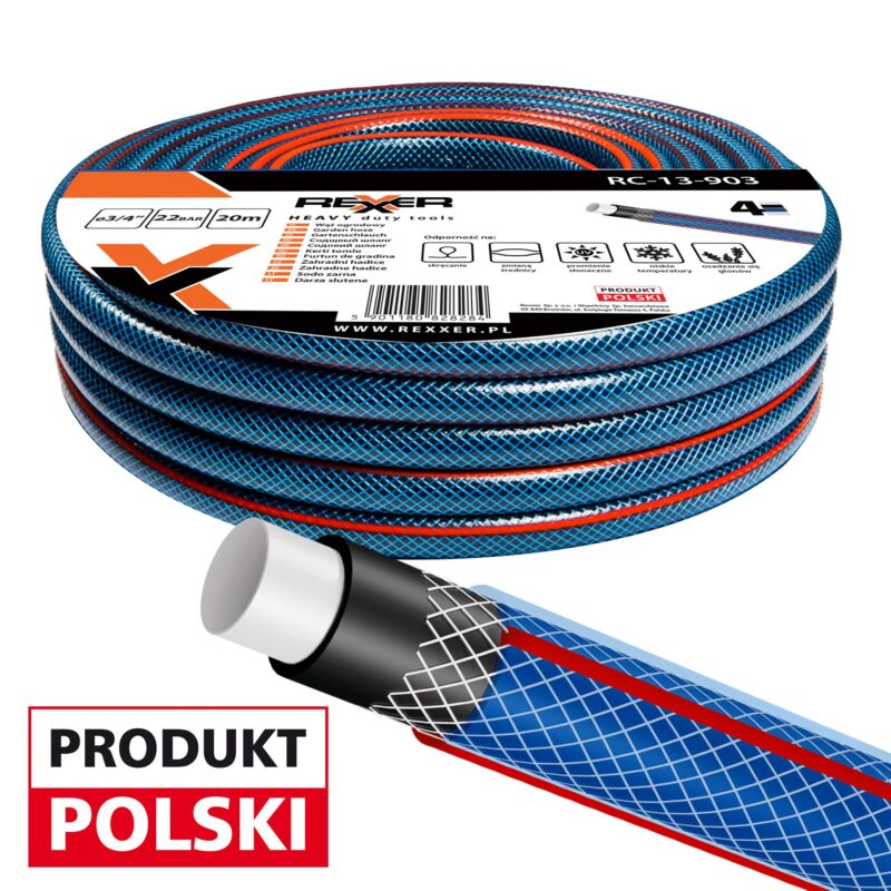 Wąż ogrodowy 3/4" 20 m + zraszacz i złączki - obrazek 3