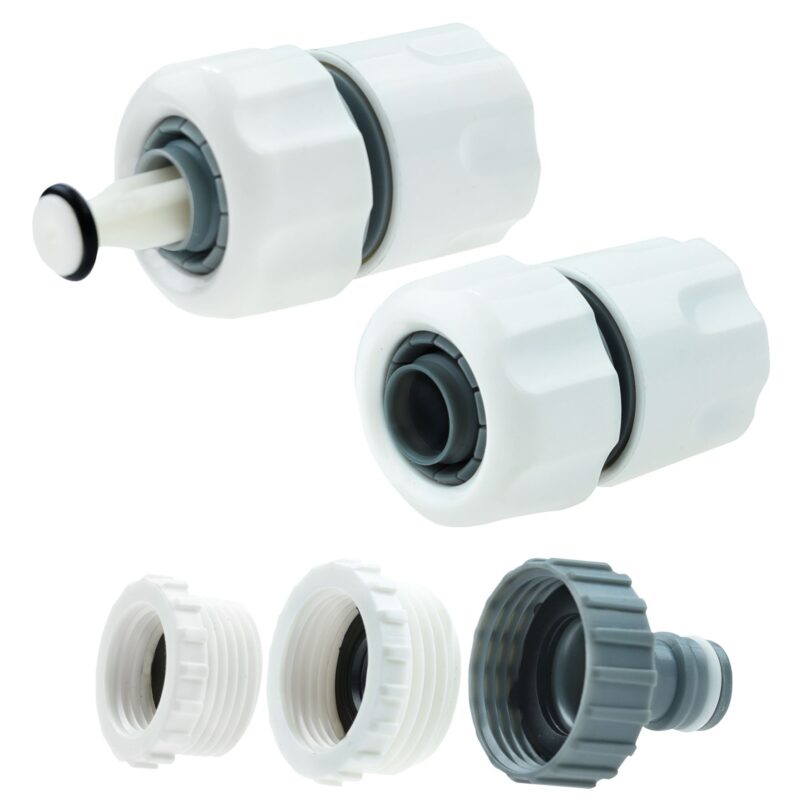 4-warstwowy wąż ogrodowy 3/4" 20 m + złączki + plastikowy pistolet zraszający - obrazek 5