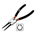 Szczypce do pierścieni Segera zewnętrzne proste 180 mm